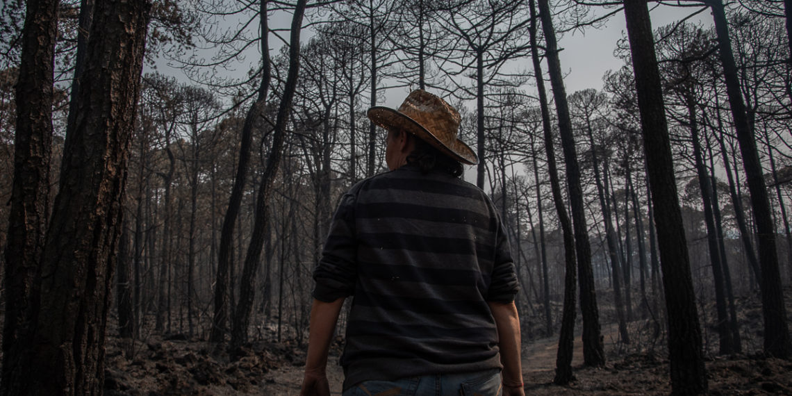 En el Ajusco aún luchan contra el fuego