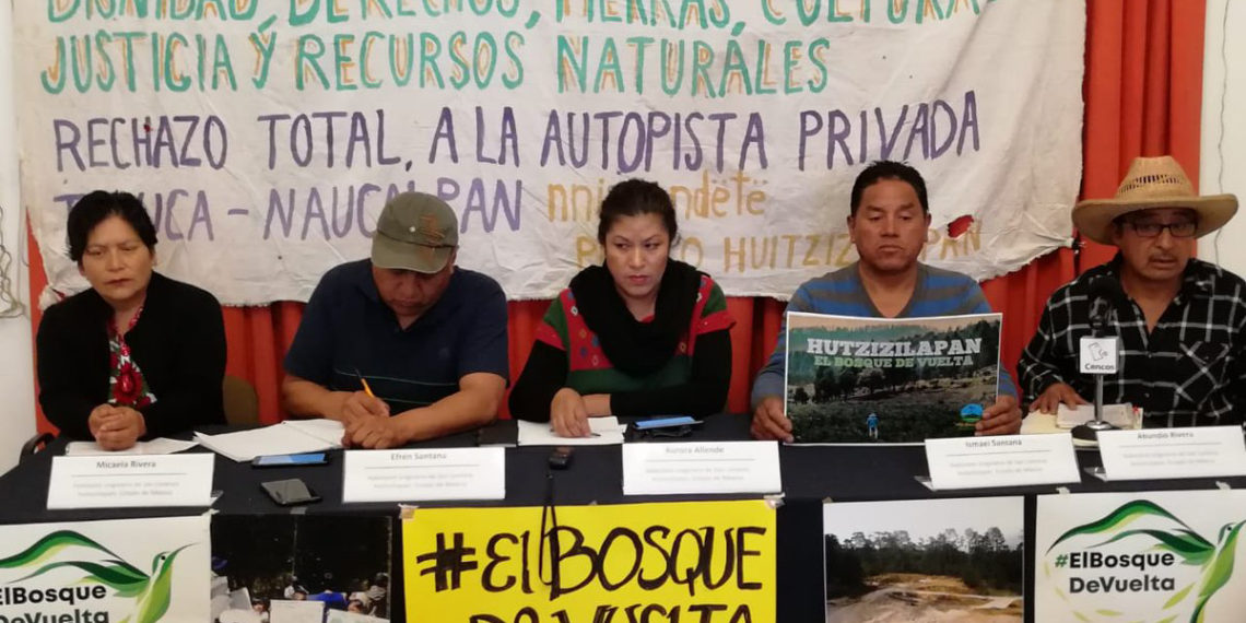 Comunidad otomí demanda que le regresen su bosque expropiado