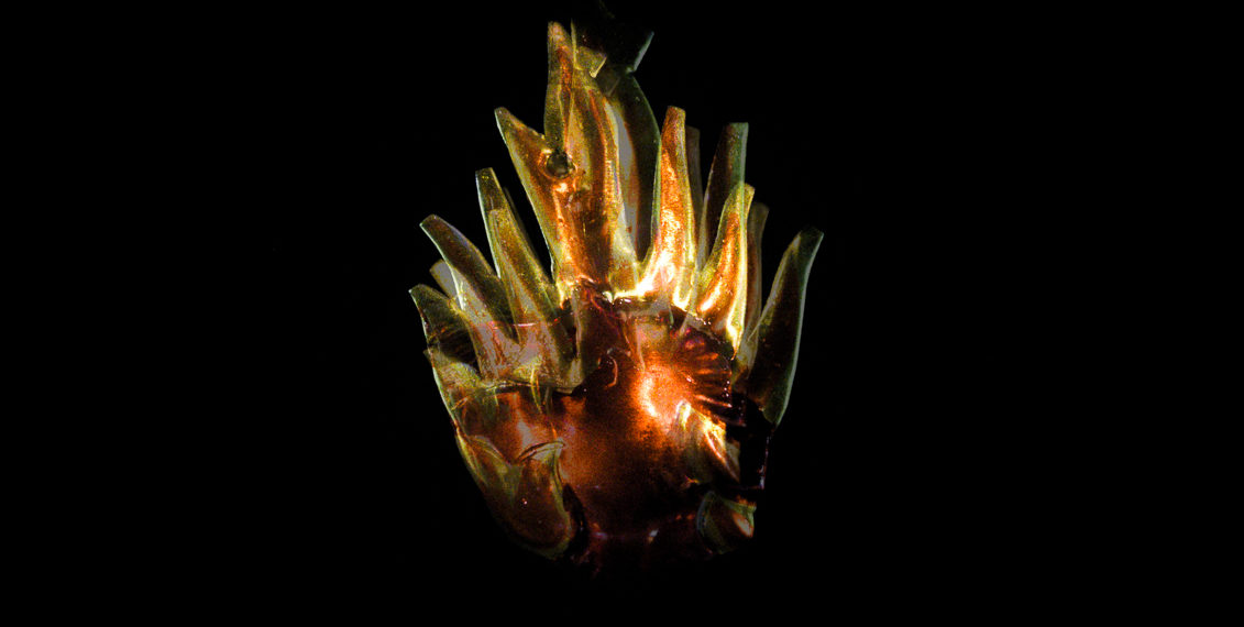 Este corazón de fuego palpita inmerso en tu recuerdo