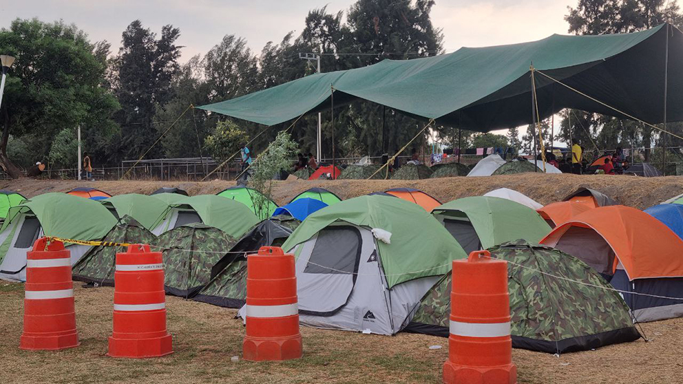 Campamento de los migrantes en la Cdmx: un refugio temporal - Pie de Página