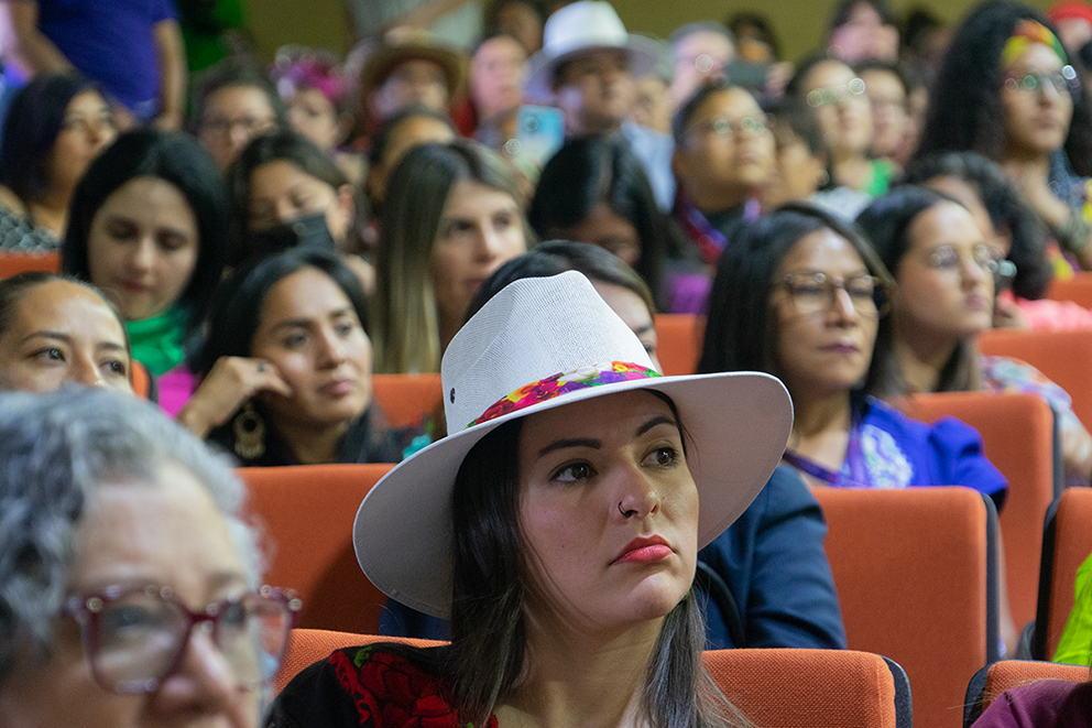 Mujeres de más de 30 países participaron en las mesas de trabajo. Foto: Isabel Briseño