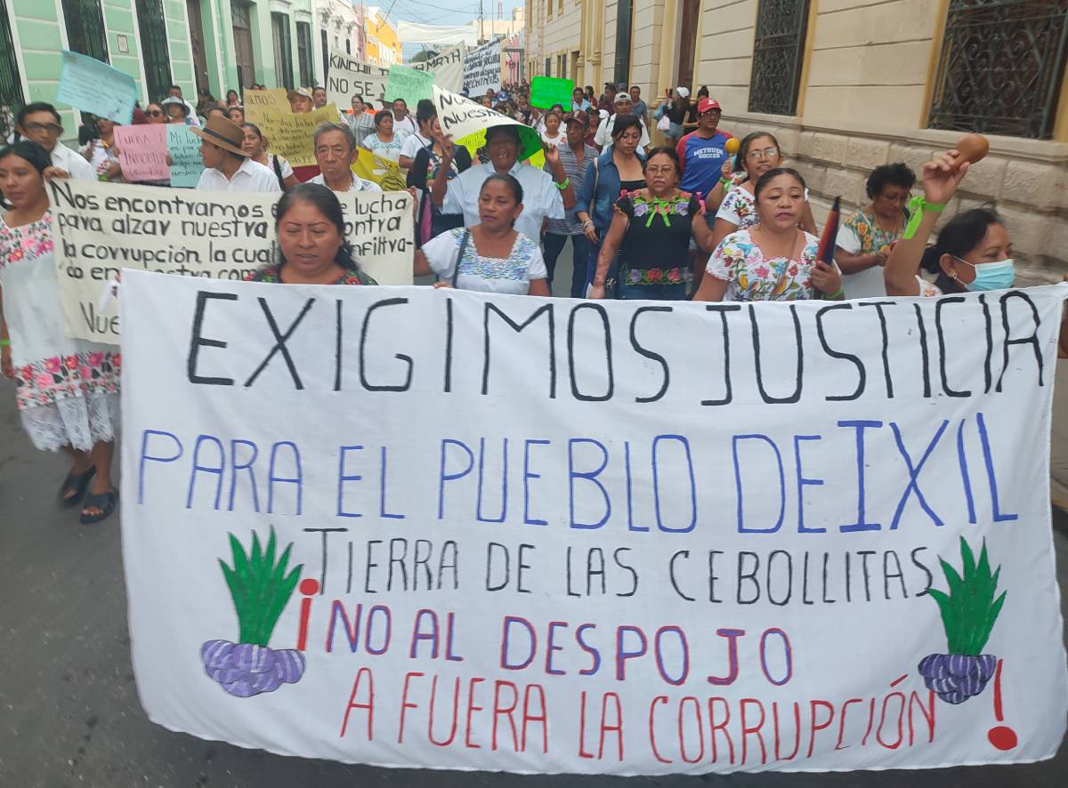 Comunidades mayas, unidas contra los despojos de las mafias inmobiliarias en Yucatán
