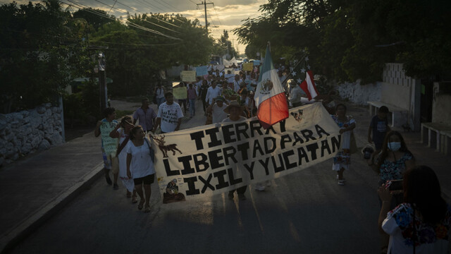 La comunidad maya de Ixil se transformó en una referencia en cuanto a organización comunitaria, lucha popular y defensa inclaudicable del territorio. Foto: Robin Canul.
