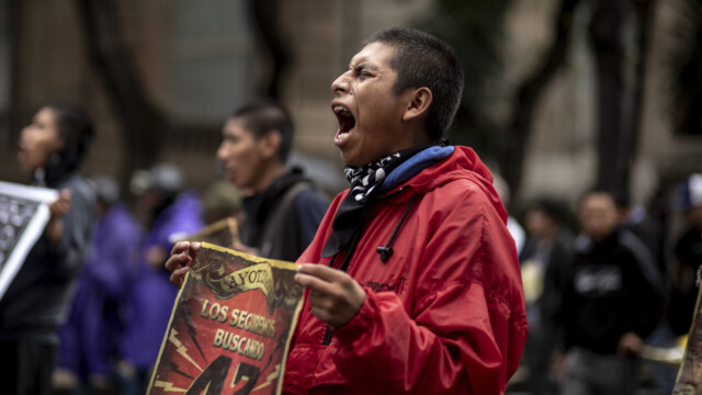 26 de septiembre de 2024. Ciudad de México.
Marcha por los 10 años de la desaparición forzada de los 43 estudiantes de la Escuela Normal Rural “Raúl Isidro Burgos”, Ayotzinapa, Guerrero.